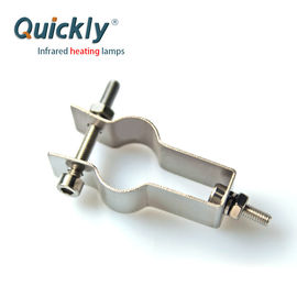 Single Tube IR Heater Accessories Ir Lamp Holders Stainless Steel Clip For Heating